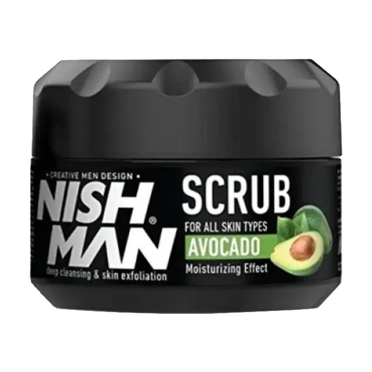 Чоловічий скраб для обличчя Nishman Avocado Face Scrub, 300 мл